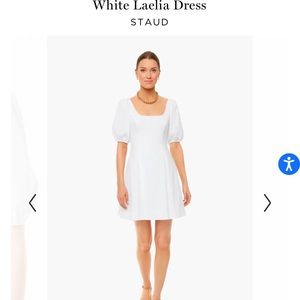 NWT staud white Leila dress (8)